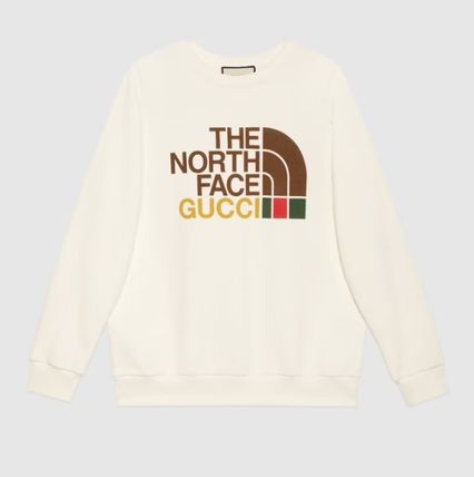 GUCCI】◇The North Face x Gucci コットンスウェットシャツ 