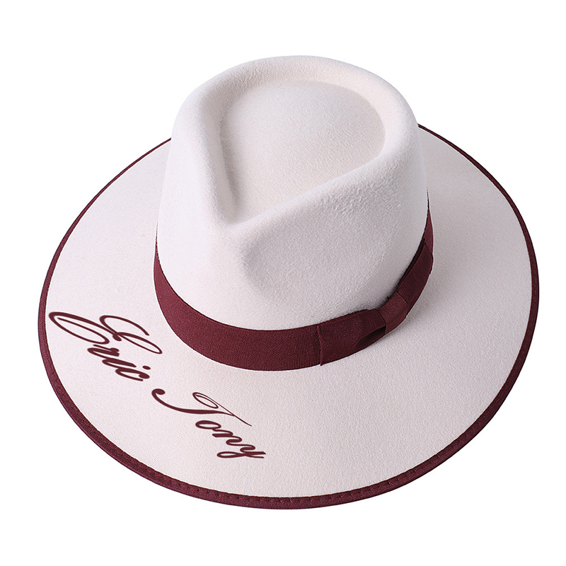Trendy Simple Personalized Fedora Hat（Customize name）