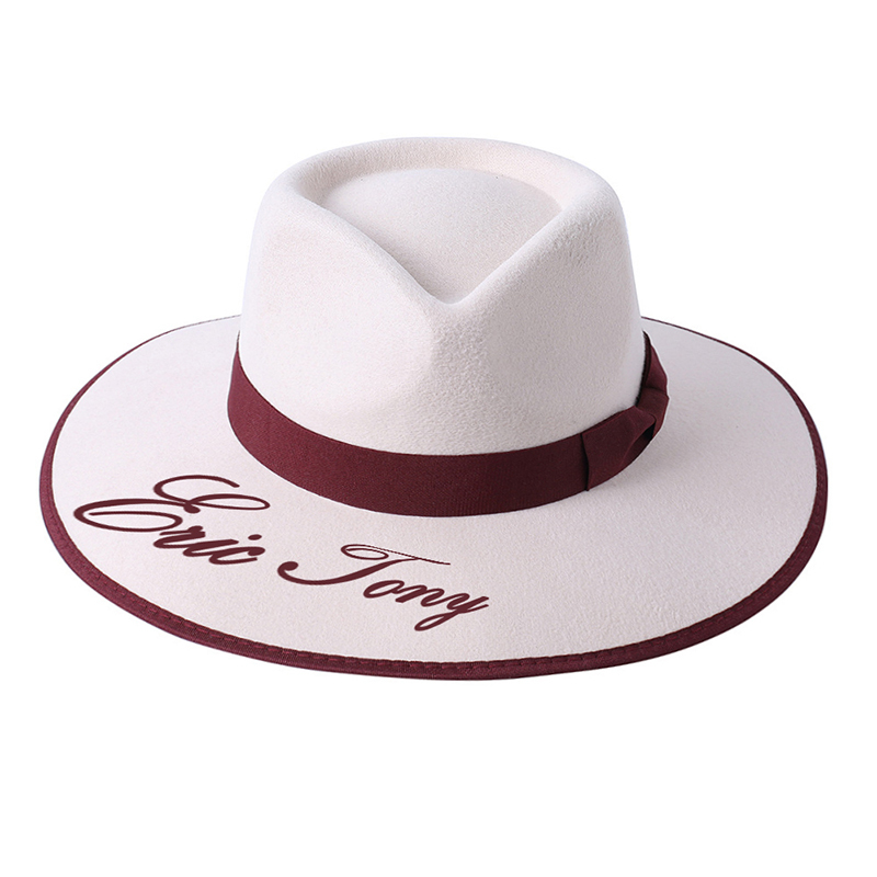 Trendy Simple Personalized Fedora Hat（Customize name）