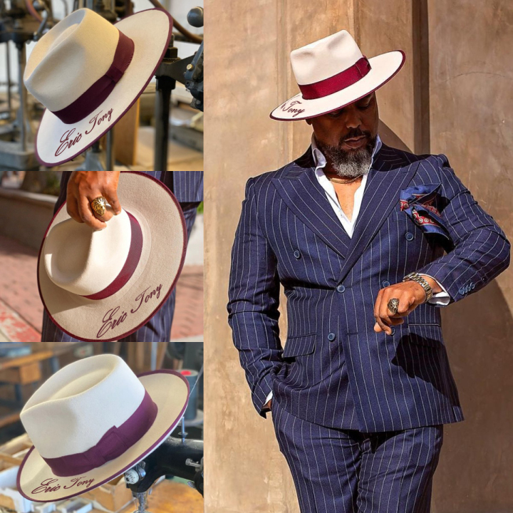 Trendy Simple Personalized Fedora Hat（Customize name）