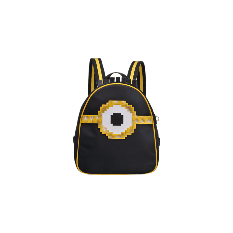 Minions Jacquard Nylon Backpack With Big-Eye Minions Decors	