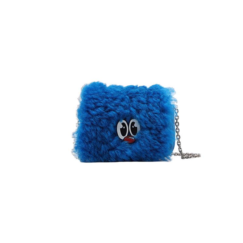 Super Freak Blue Furry Bag