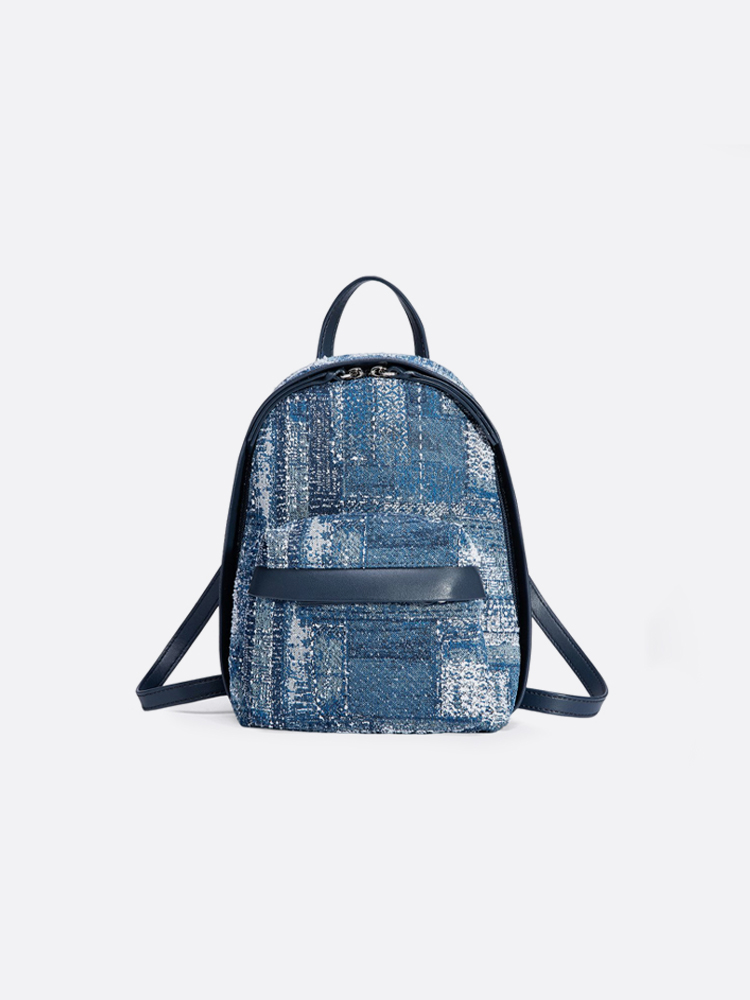 FION Jin Oil Painting Zip Front Backpack