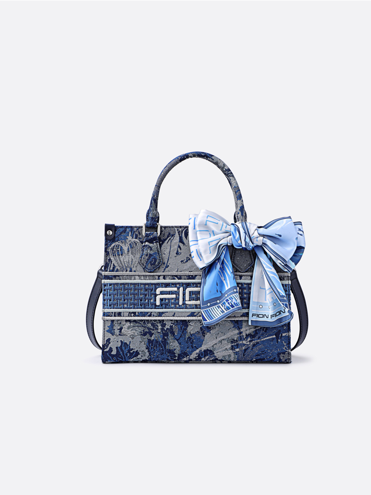 FION Jin Avatar Navi Medium Tote Bag