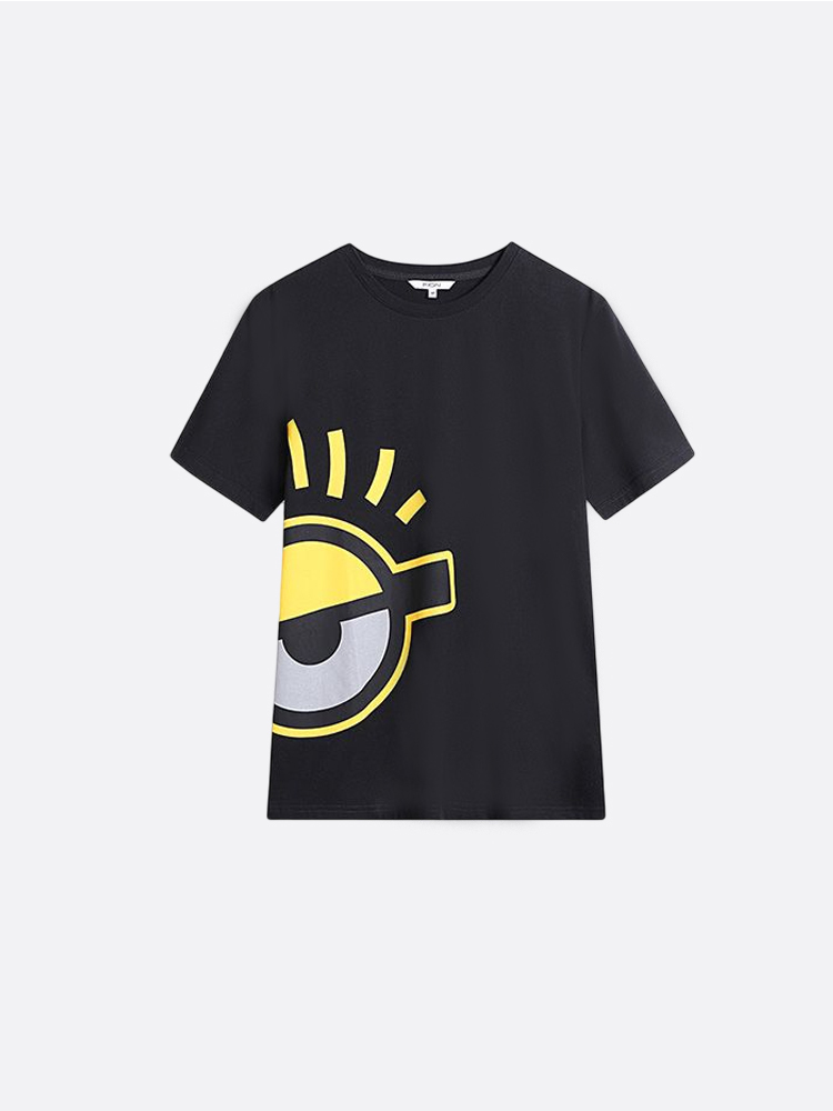Minions Single-eyed T-Shirt Black