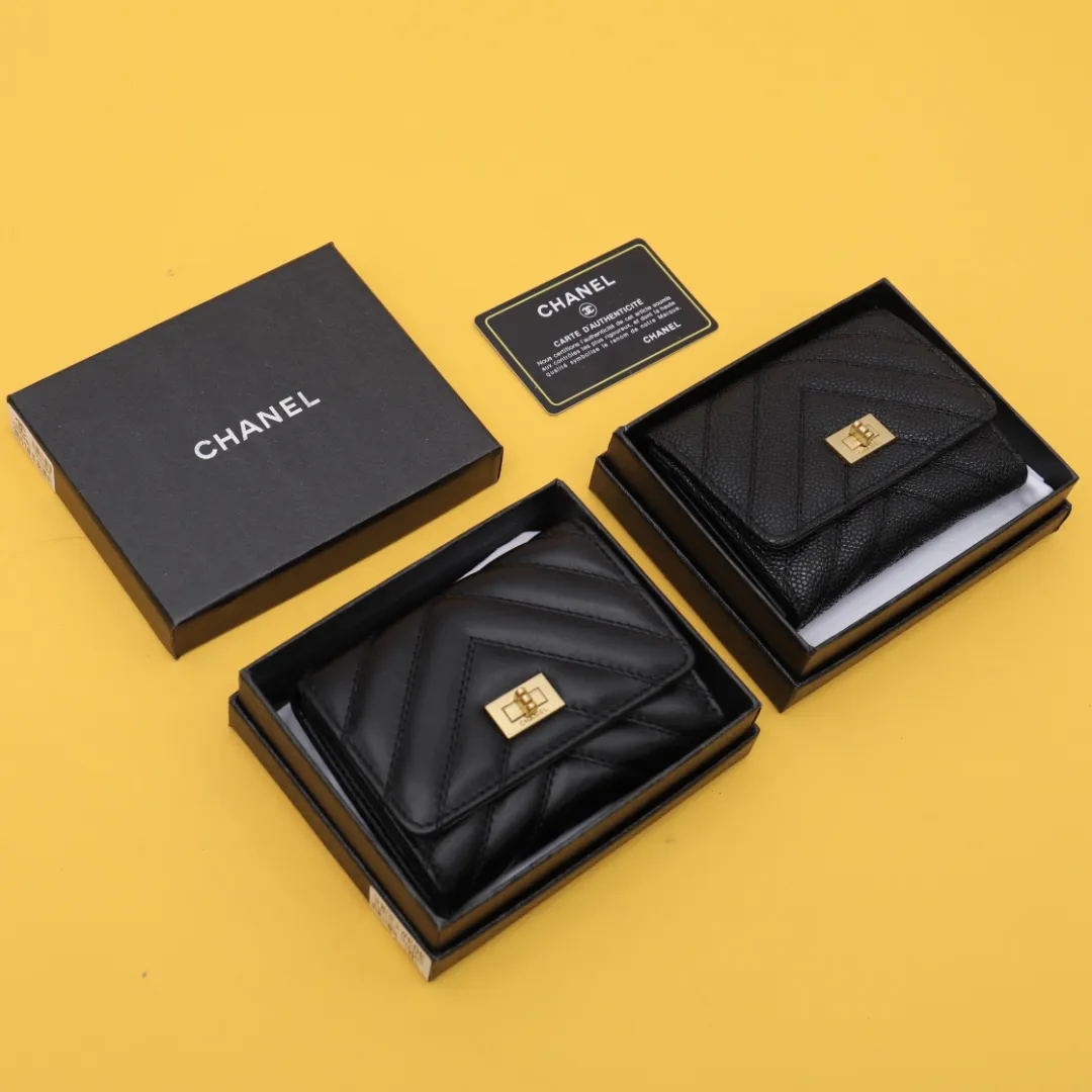 【-chanel】クラシック小さなフラップ財布【財布】