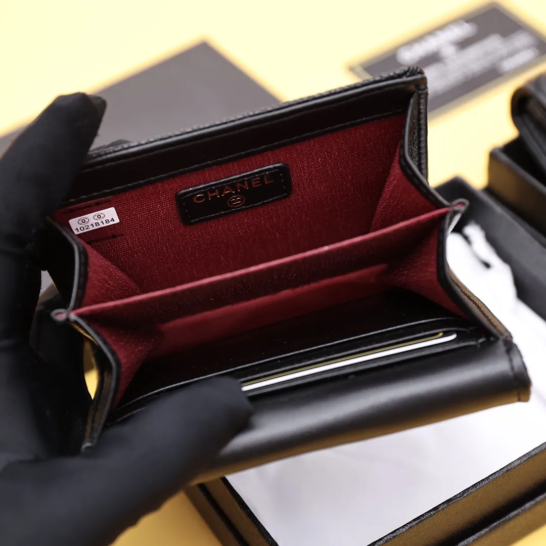 【-chanel】クラシック小さなフラップ財布【財布】