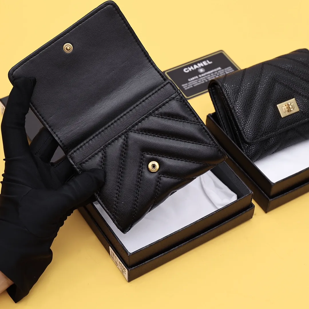 【-chanel】クラシック小さなフラップ財布【財布】