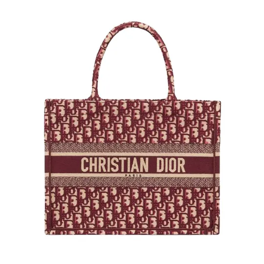 【DIOR】BOOK TOTE BAG 新木優子同項 セレブ芸能人御用達・国内発 Diorキャンバスブックトートバッグ