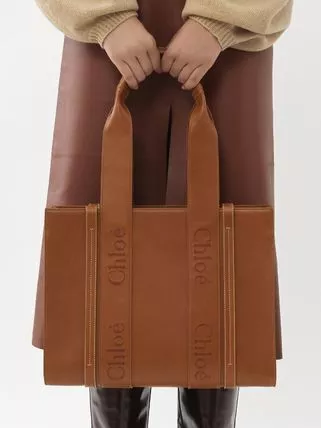 【Chloe】woody スモール トートバッグ