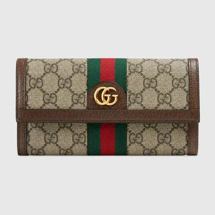 【-gucci】国内即発-gucci-オフィディア-ggモチーフ長財布-コンチネンタル
