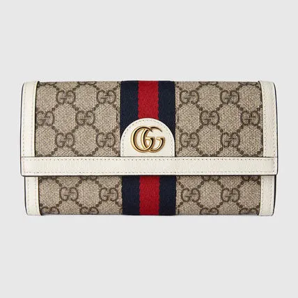 【-gucci】国内即発-gucci-オフィディア-ggモチーフ長財布-コンチネンタル