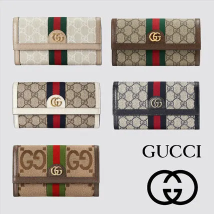 【-gucci】国内即発-gucci-オフィディア-ggモチーフ長財布-コンチネンタル