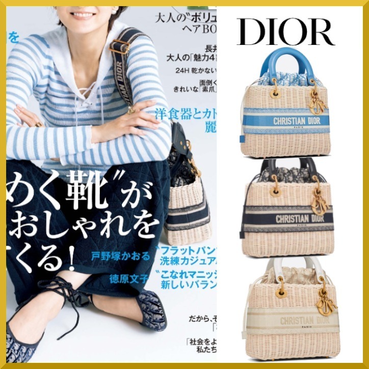【DIOR】新木優子さん愛用☆LADY DIOR ミディアム バッグ