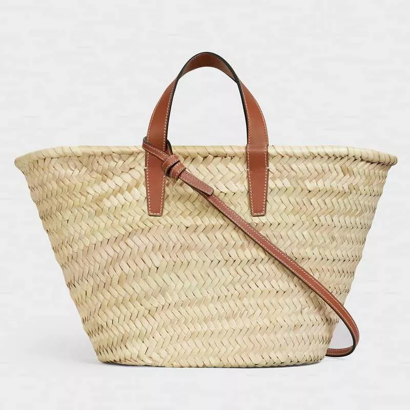 【CELINE】ラフィアバスケット ティーン トリオンフ パニエ