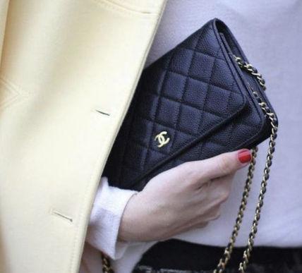 【憧れ】CHANELチェーンウォレット　マトラッセバックセレブ愛用-BUYMA