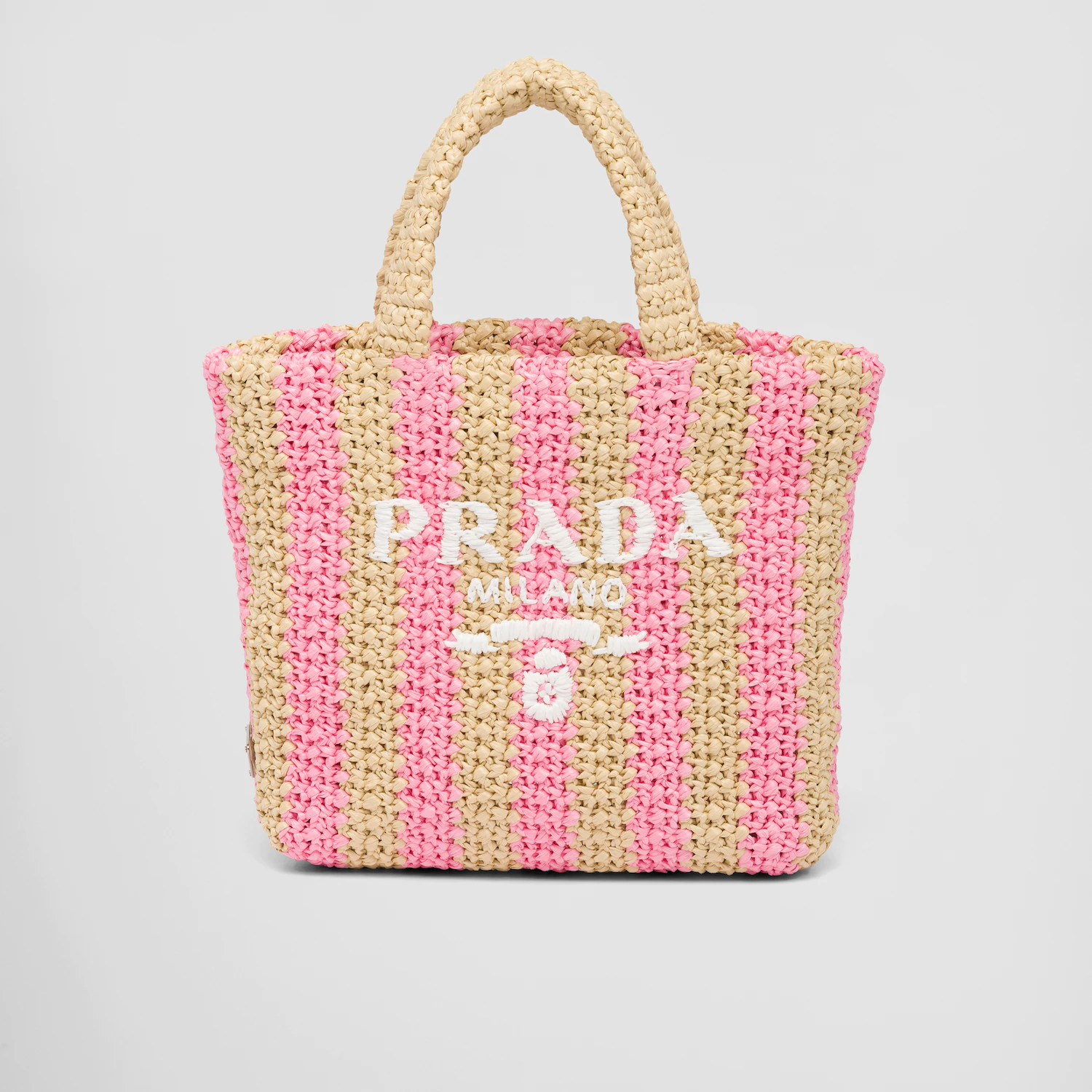 【prada】ココナッツファイバートランペットトートバッグ