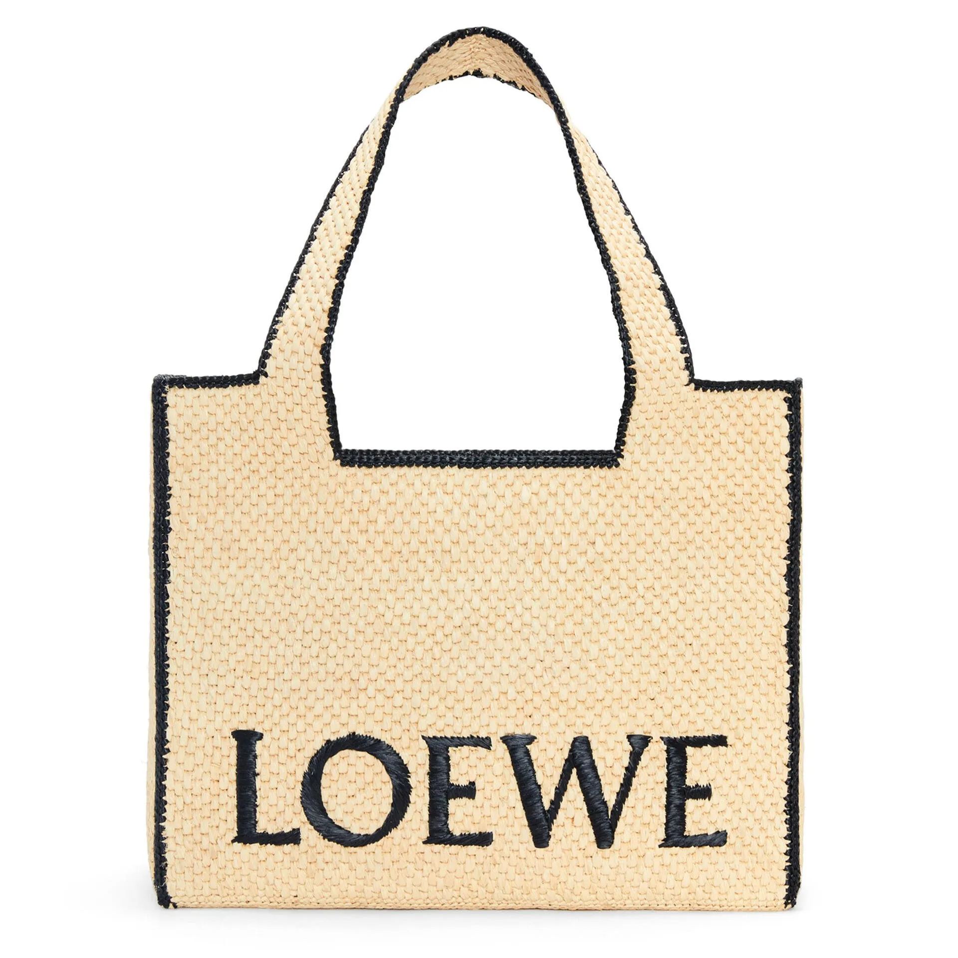【LOEWE】夏の新作★LOEWE★ロエベフォント トート ラージ（ラフィア）