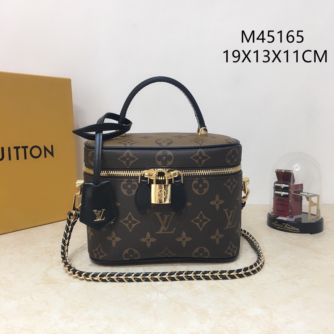 Louis Vuitton Vanity PM Monogram in Brown M45165 - HoooGoods