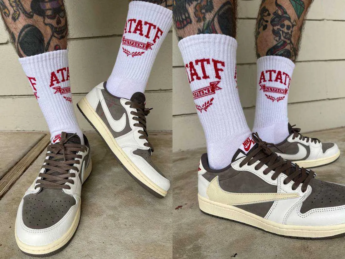 【リーク】Travis Scott × Nike Air Jordan 1 Low Reverse Mocha 抽選/定価/販売店舗まとめ 1枚目