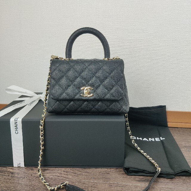 CHANEL - 大人気ココハンドル♪【CHANEL】Mini Flap Bag With Topの通販 by すい's shop｜シャネルならラクマ