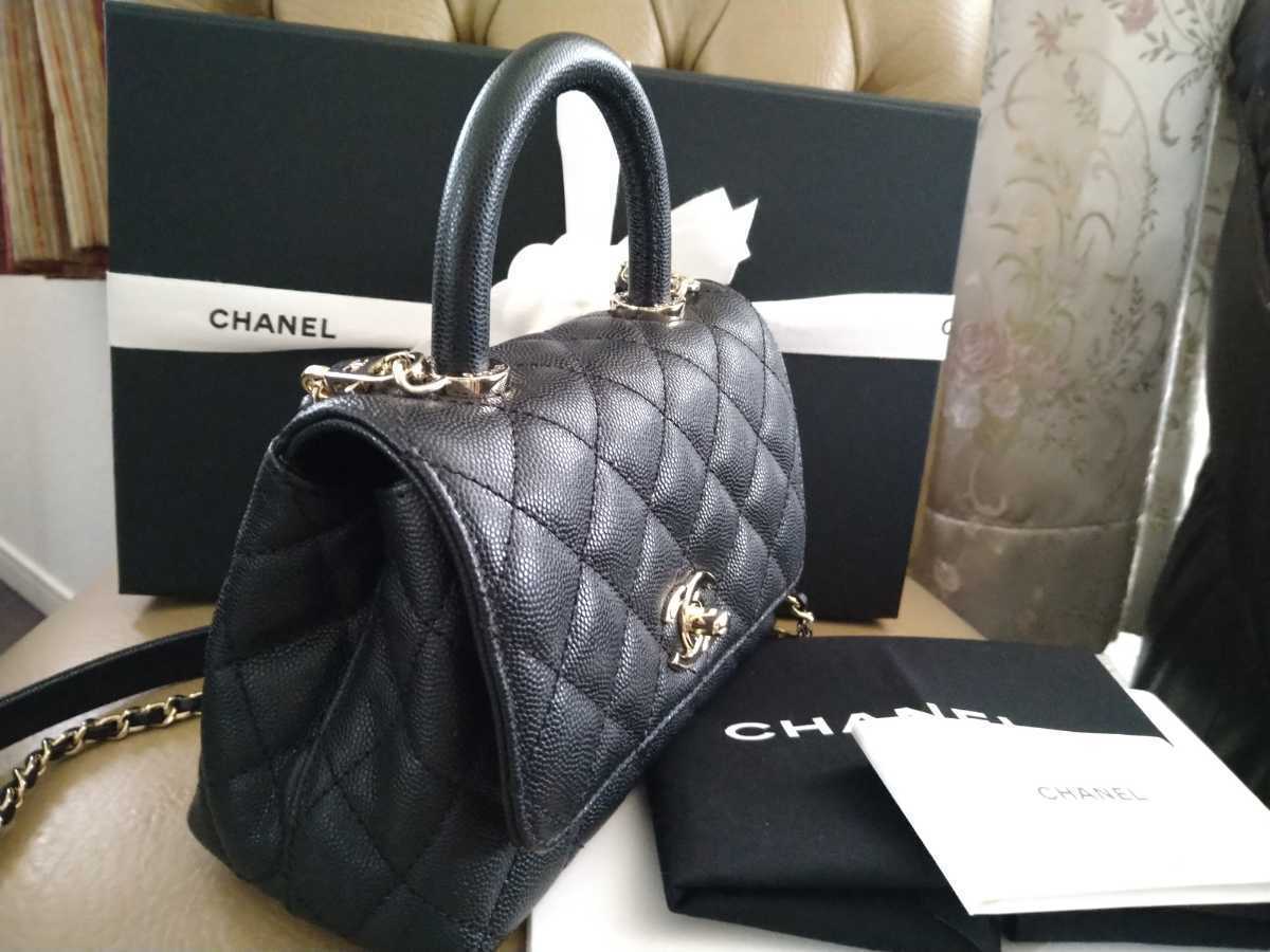 CHANEL シャネル 2022SS ココハンドル 19cm フラップ バッグ キャビア(ショルダーバッグ)｜売買されたオークション情報、yahooの商品情報をアーカイブ公開  - オークファン（aucfan.com）