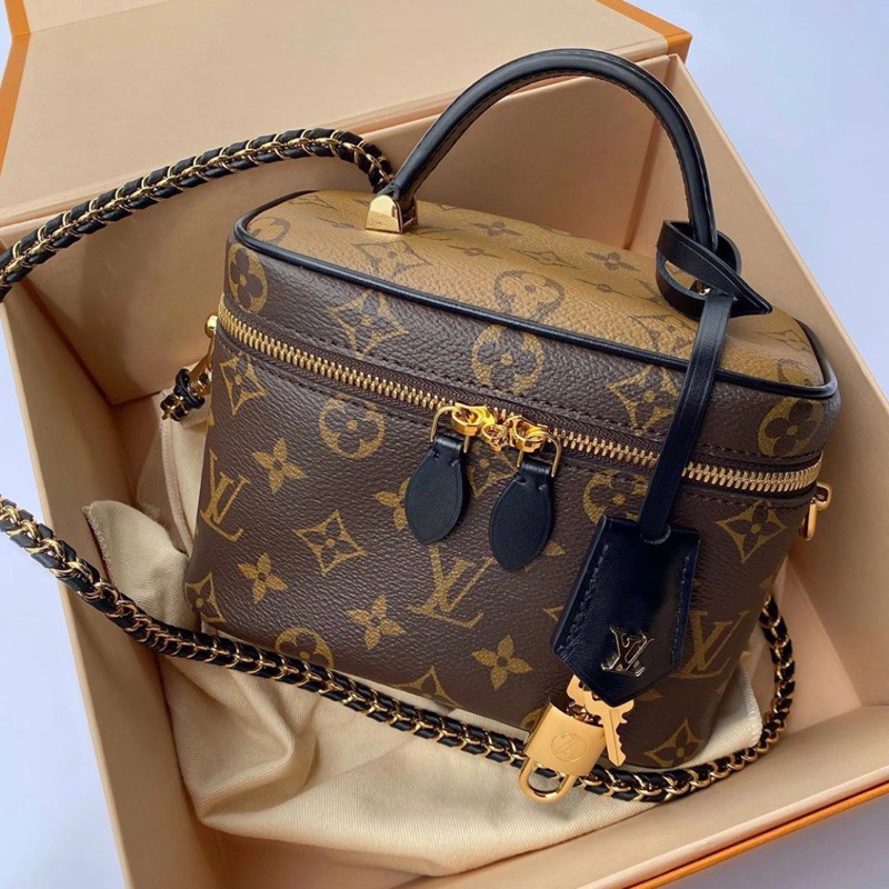 Louis Vuitton LV Vanity PM 手提肩背化妝包M45165 現貨| 蝦皮購物