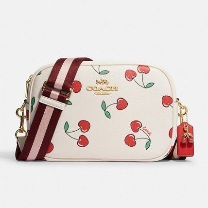 Coach ショルダーバッグ・ポシェット ★キュート!★COACH ジェイミー カメラ バッグ ハートチェリー(2)