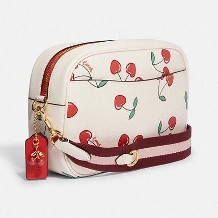 Coach ショルダーバッグ・ポシェット ★キュート!★COACH ジェイミー カメラ バッグ ハートチェリー(3)