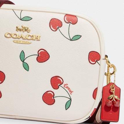 Coach ショルダーバッグ・ポシェット ★キュート!★COACH ジェイミー カメラ バッグ ハートチェリー(5)