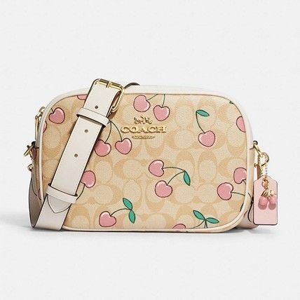 Coach ショルダーバッグ・ポシェット ★キュート!★COACH ジェイミー カメラ バッグ ハートチェリー(8)