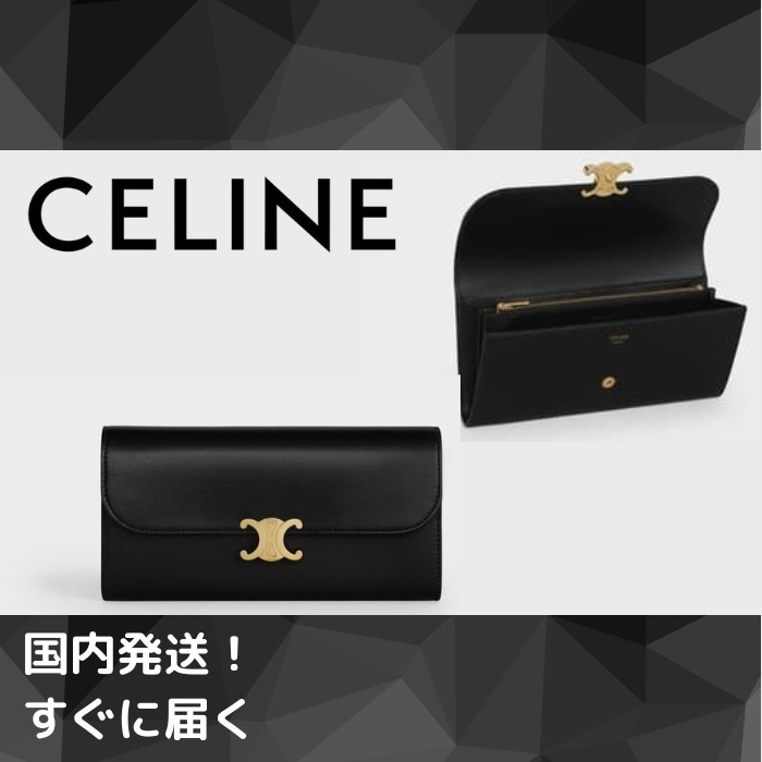 CELINE】ラージ トリオンフウォレット 【財布】 - brandsynariourdu.com
