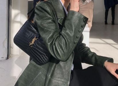 Saint Laurent ハンドバッグ 【Saint Laurent】ル・サンカセット クロコダイルエンボスバッグ(4)