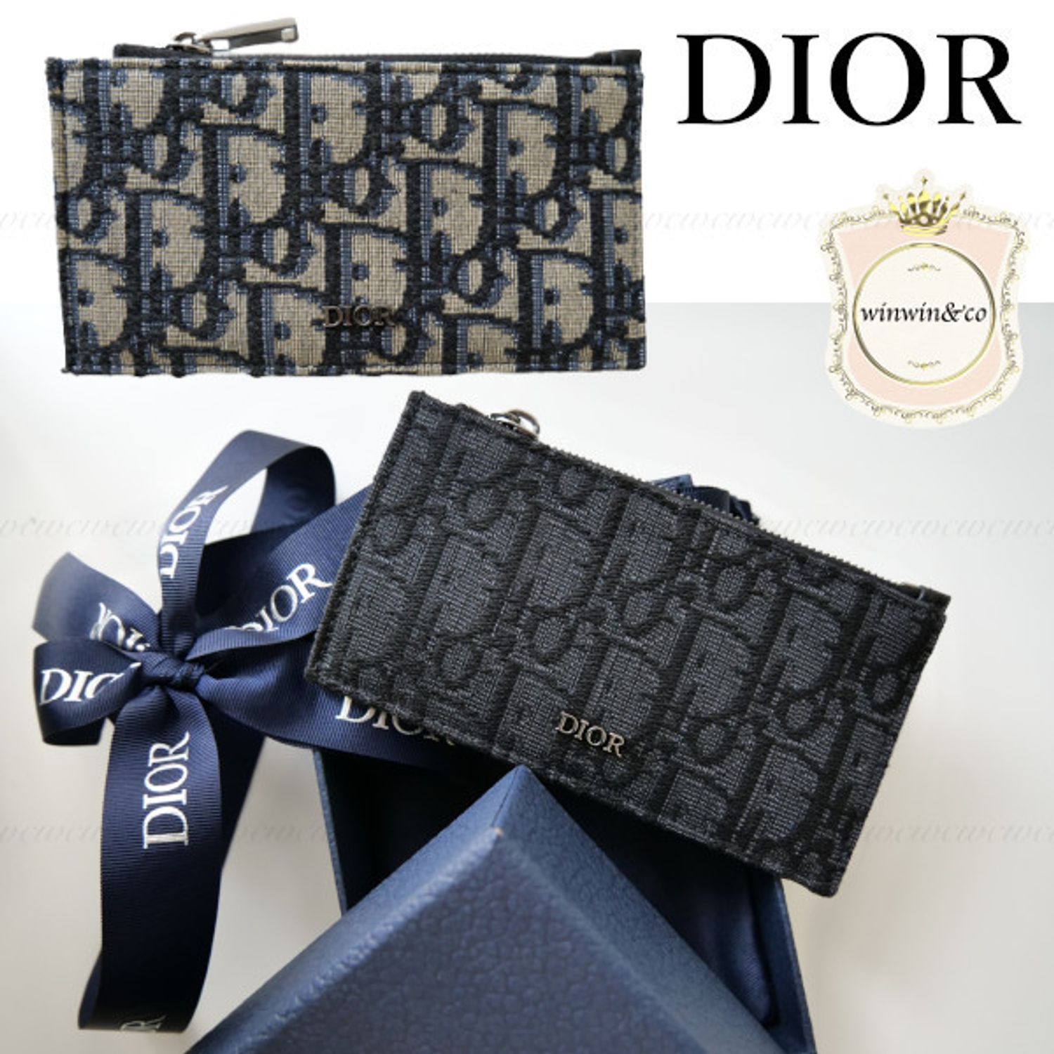 すぐ届く□DIOR国内発□オブリーク ジャカード カードホルダー (Dior/カードケース名刺入れ) 66866999【BUYMA】