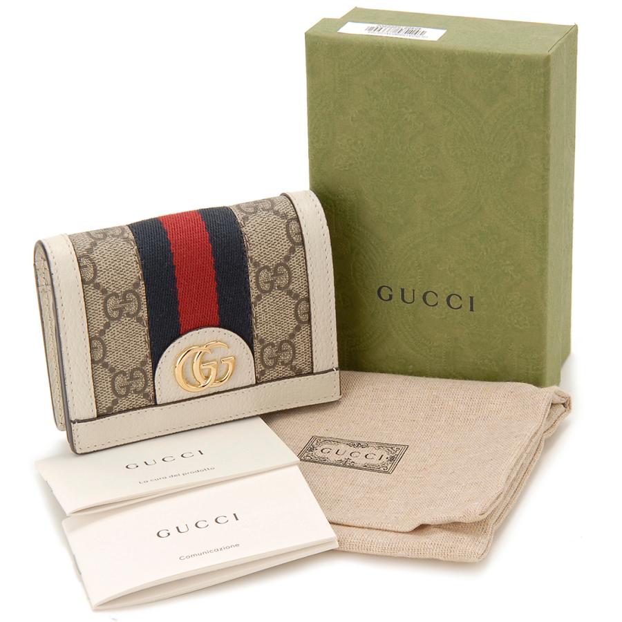 GUCCI グッチ 二つ折り財布 523155 96IWG 9794 オフィディア GGスプリーム コンパクト財布｜s-select