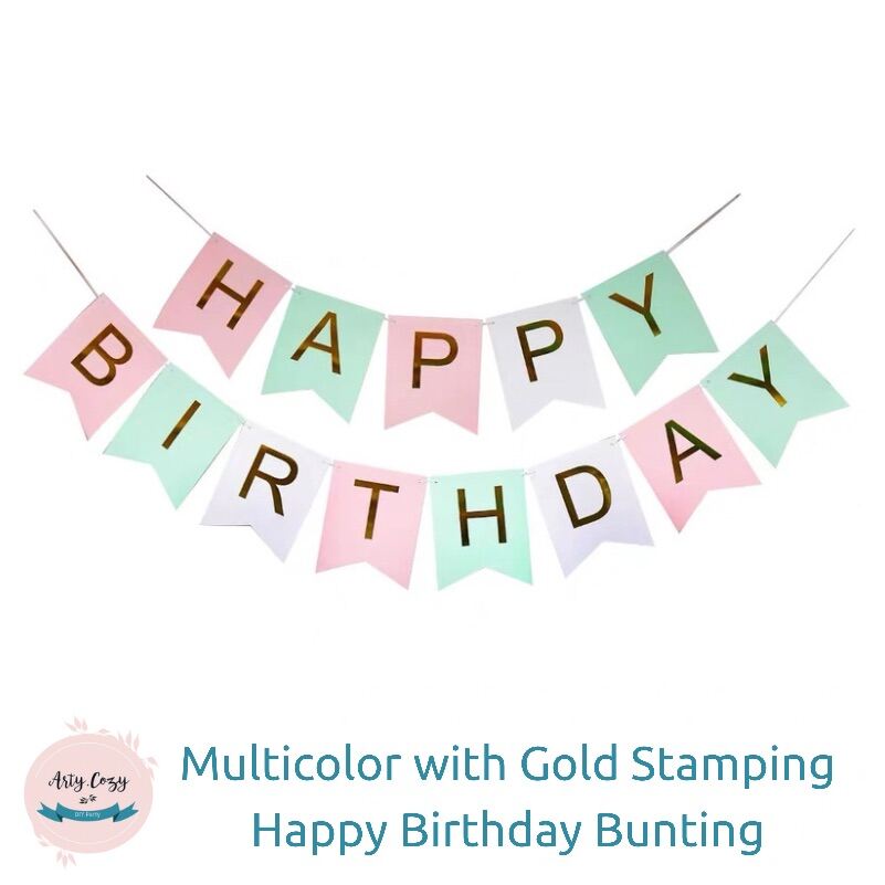 Colorful Birthday Bunting
