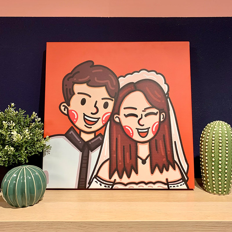 ⭐⭐⭐手繪裝飾畫——發圖訂製，情侶親友禮物最佳選擇