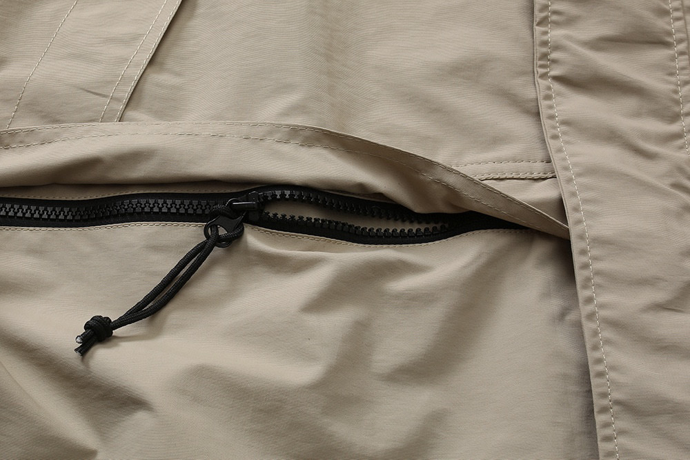 MADNESS 卡其色 防风连帽 宽松 夹克 长袖 工装外套 秋冬 男女款