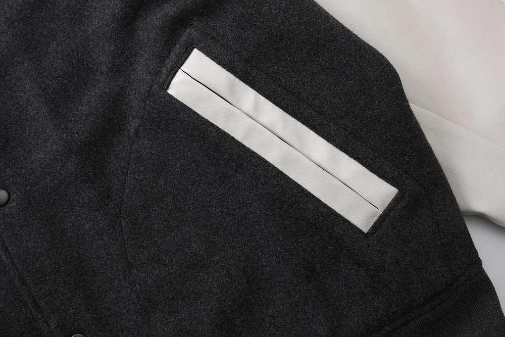 MADNESS VARSITY JACKET 黑白 拼接棒球服 休闲 宽松 夹克 长袖 外套 秋冬 男女款