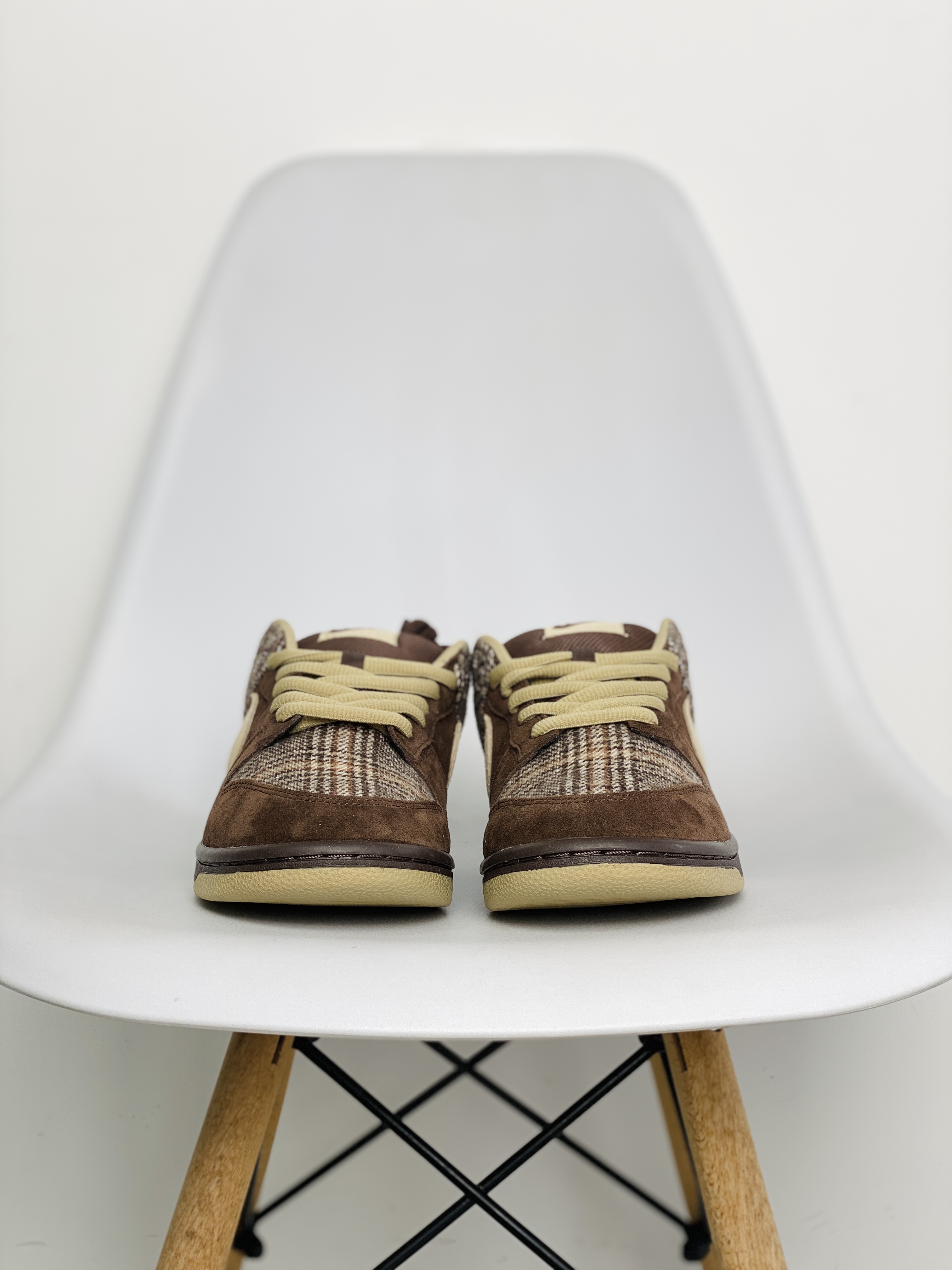 Nike Dunk SB Low Tweed 棕色 格子 低筒 复古板鞋 休闲鞋 男鞋 女鞋 304292-223