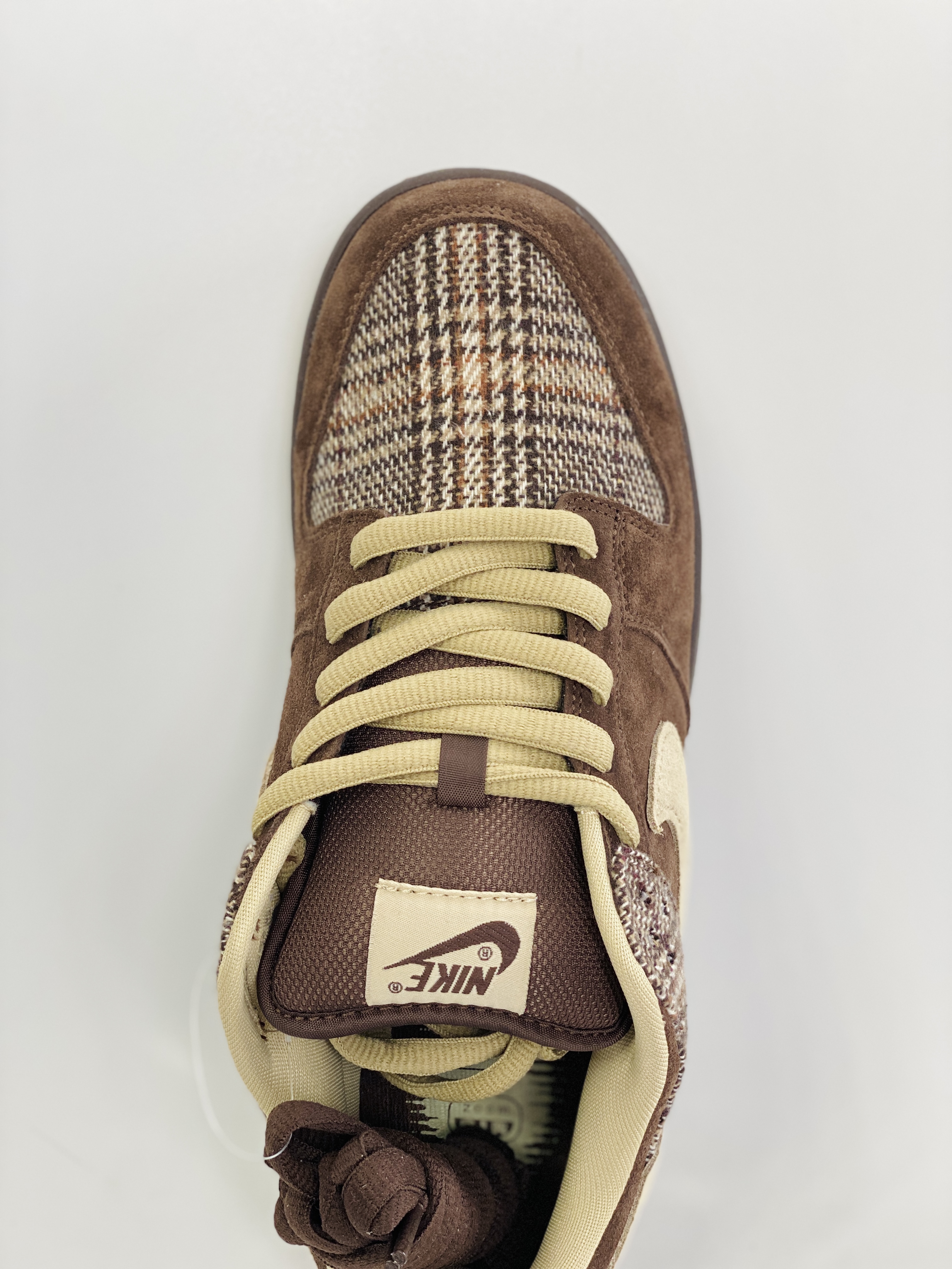 Nike Dunk SB Low Tweed 棕色 格子 低筒 复古板鞋 休闲鞋 男鞋 女鞋 304292-223