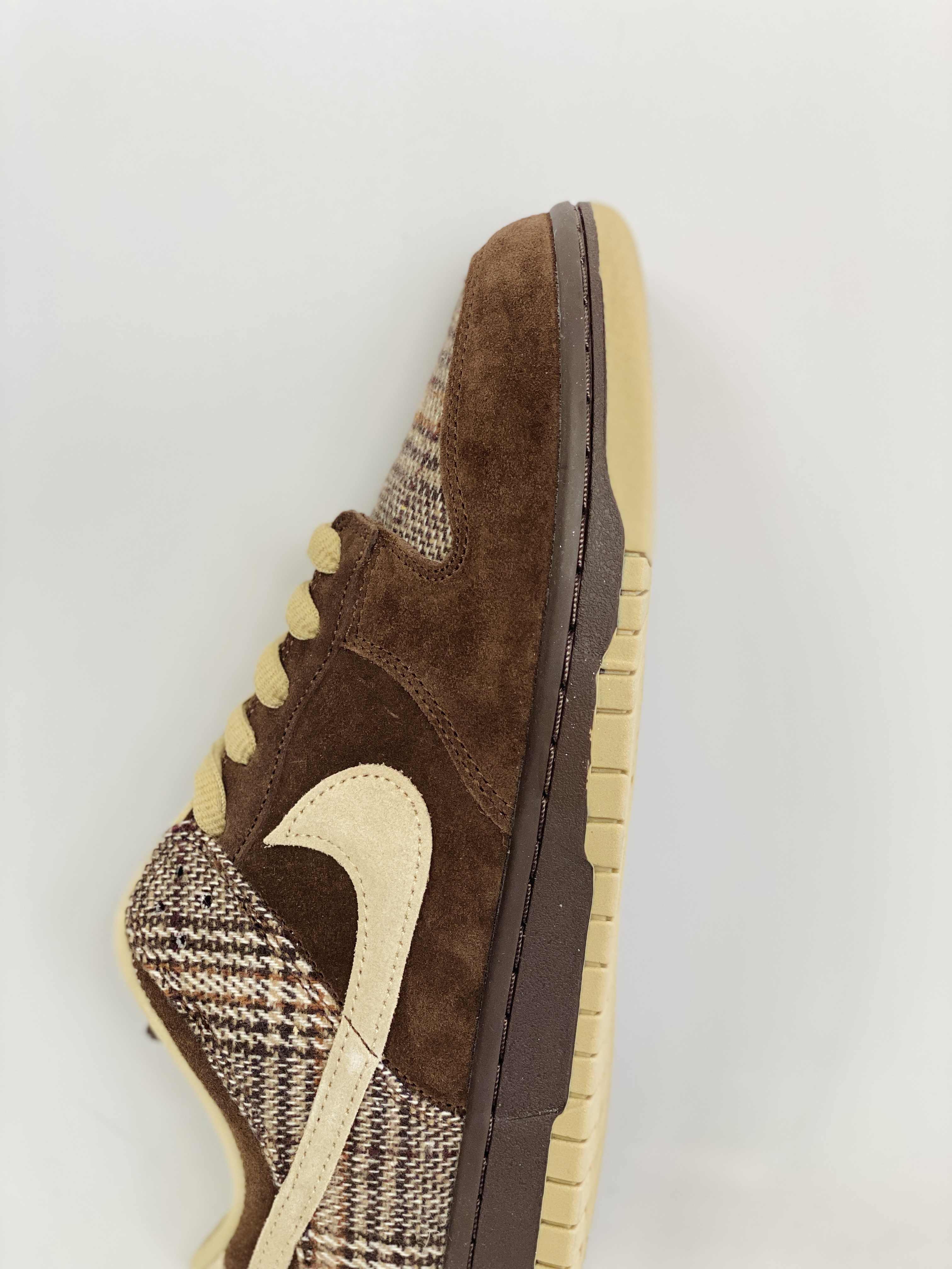 Nike Dunk SB Low Tweed 棕色 格子 低筒 复古板鞋 休闲鞋 男鞋 女鞋 304292-223