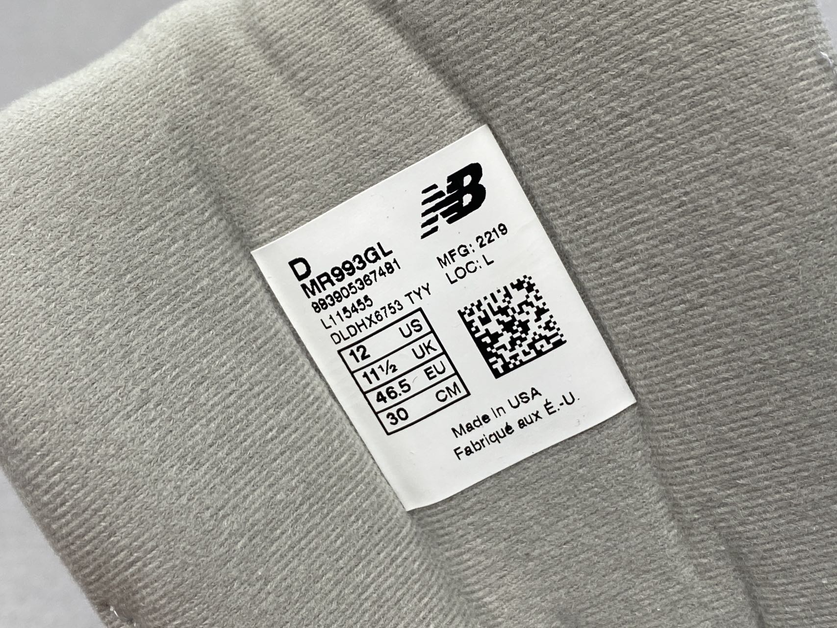 新版 New Balance 993 元祖灰 低筒 复古跑鞋 休闲鞋 运动鞋 男鞋 女鞋 MR993GL