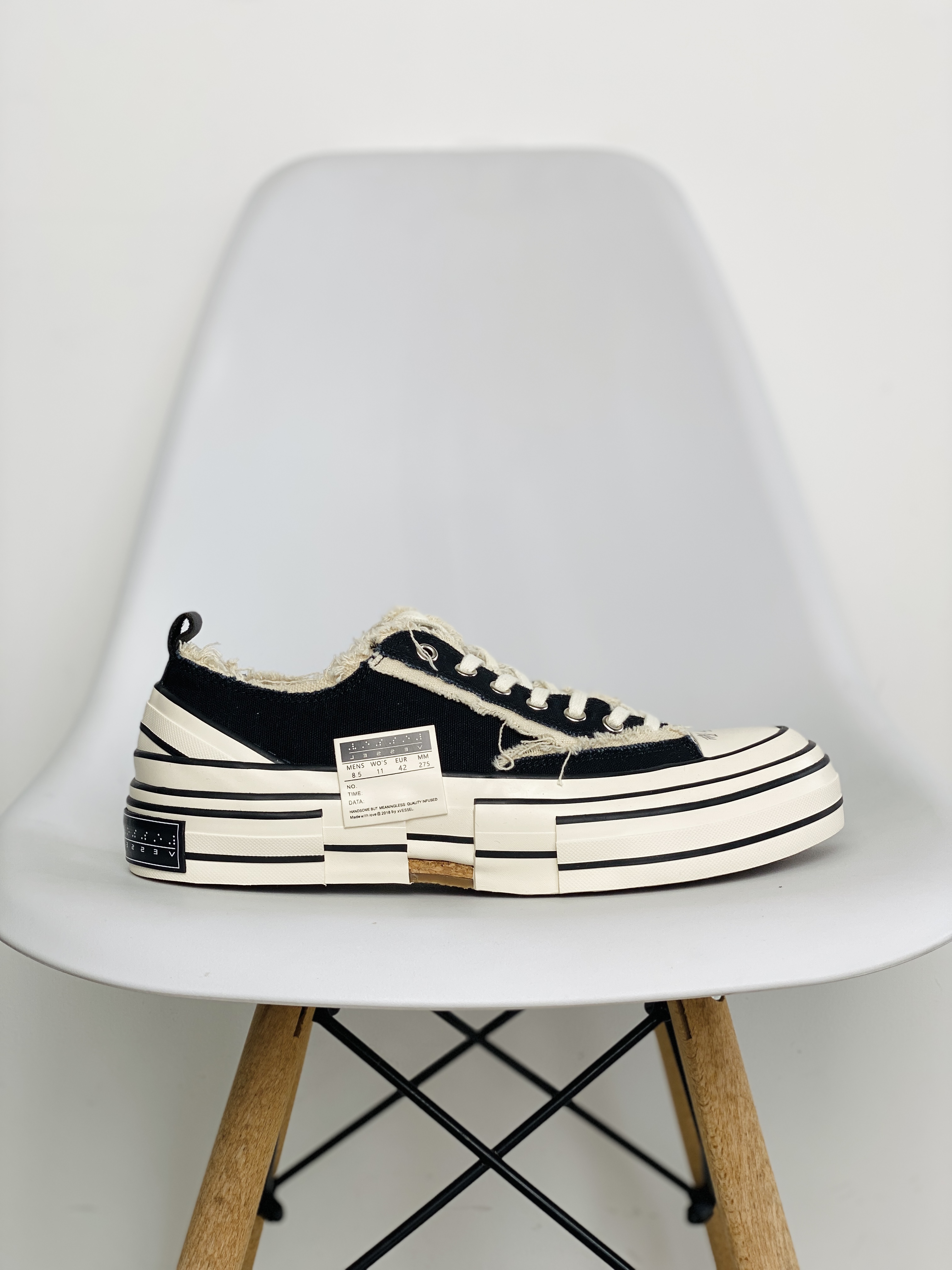 xVESSEL G.O.P. Lows Black 吴建豪 黑色 低筒 板鞋 休闲鞋 男鞋 女鞋 S19X001B