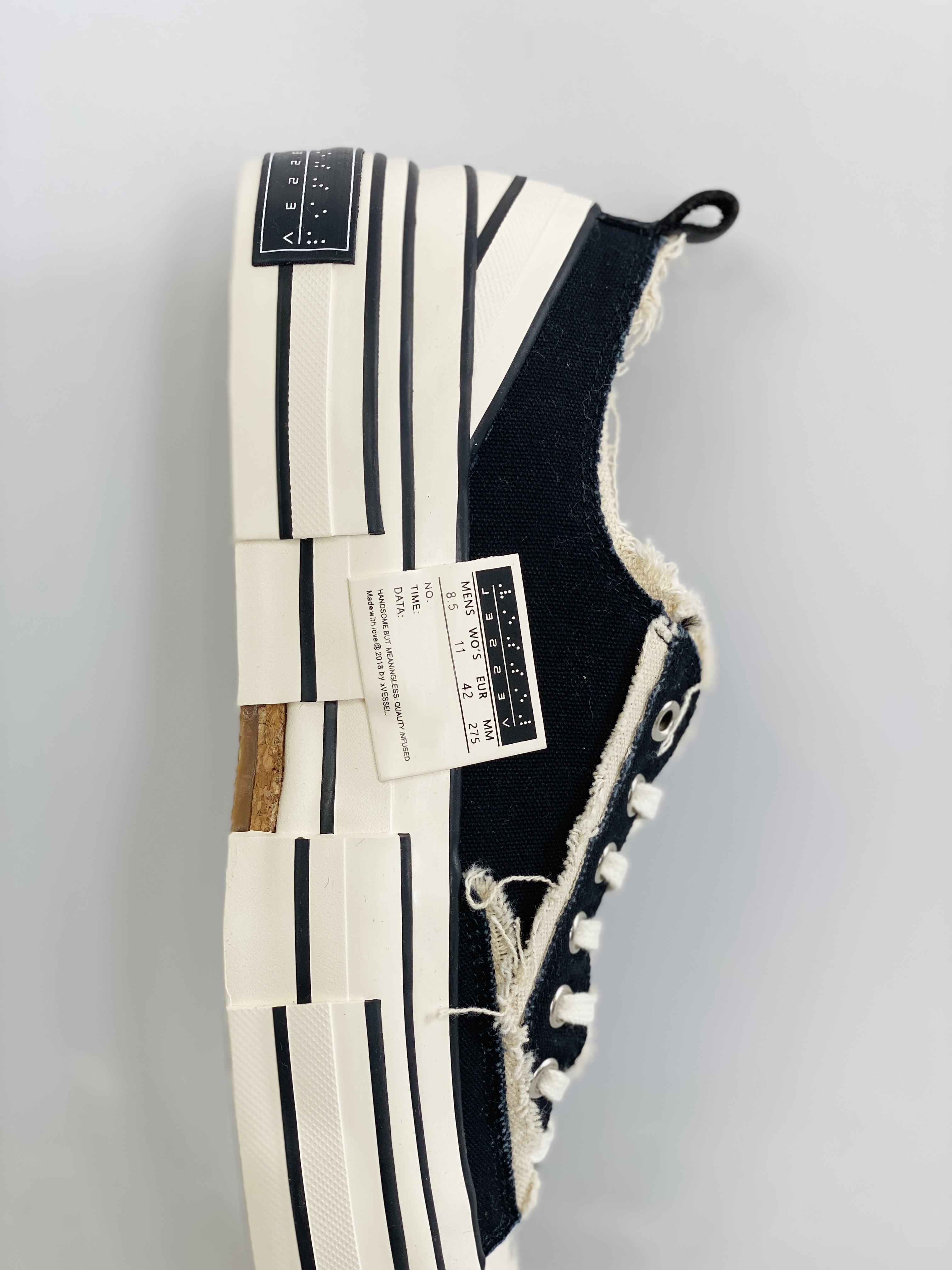 xVESSEL G.O.P. Lows Black 吴建豪 黑色 低筒 板鞋 休闲鞋 男鞋 女鞋 S19X001B