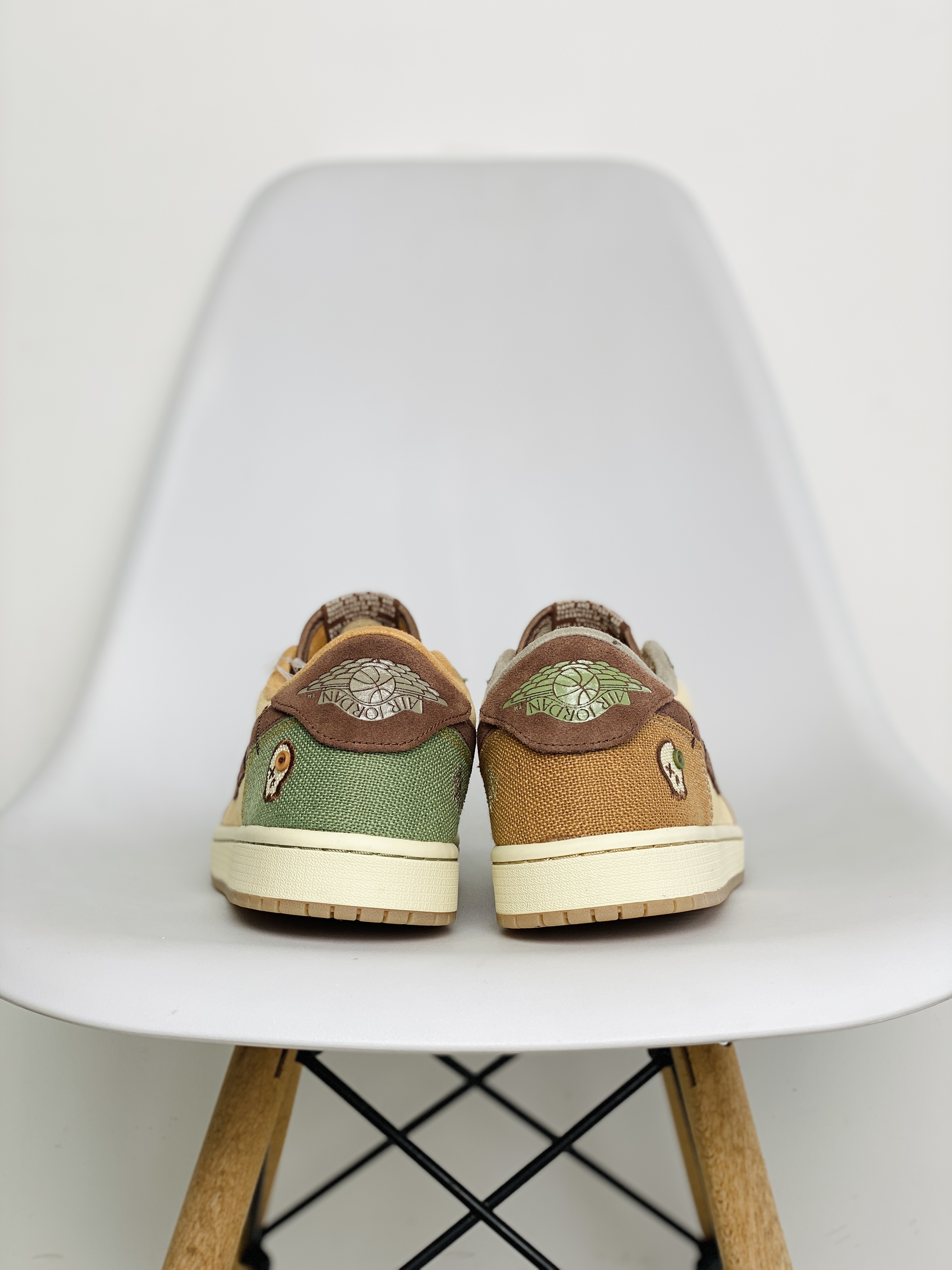 Zion Williamson Air Jordan 1 Retro Low OG Voodoo 棕色 巫毒娃娃 低筒 板鞋 休闲鞋 男鞋 