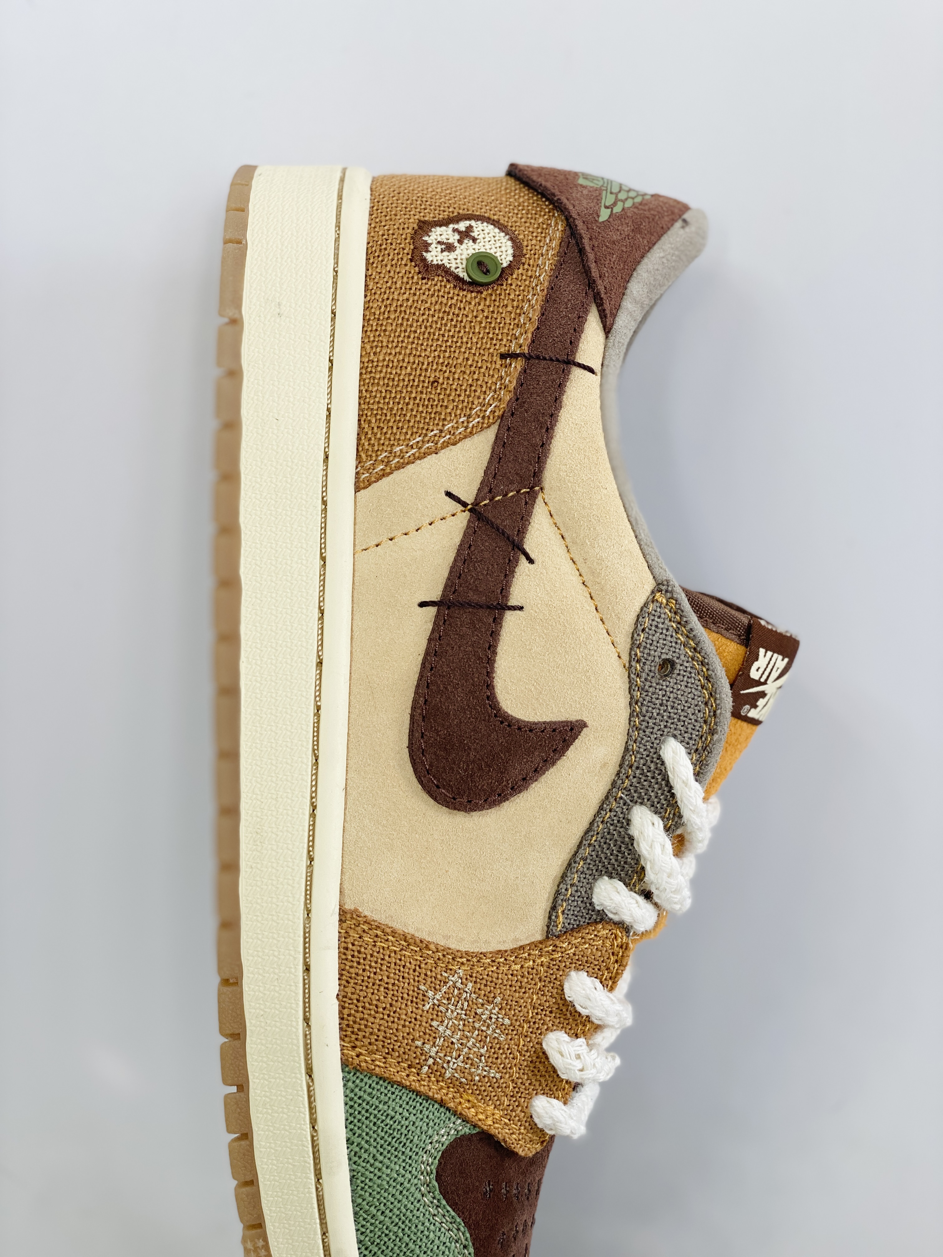 Zion Williamson Air Jordan 1 Retro Low OG Voodoo 棕色 巫毒娃娃 低筒 板鞋 休闲鞋 男鞋 