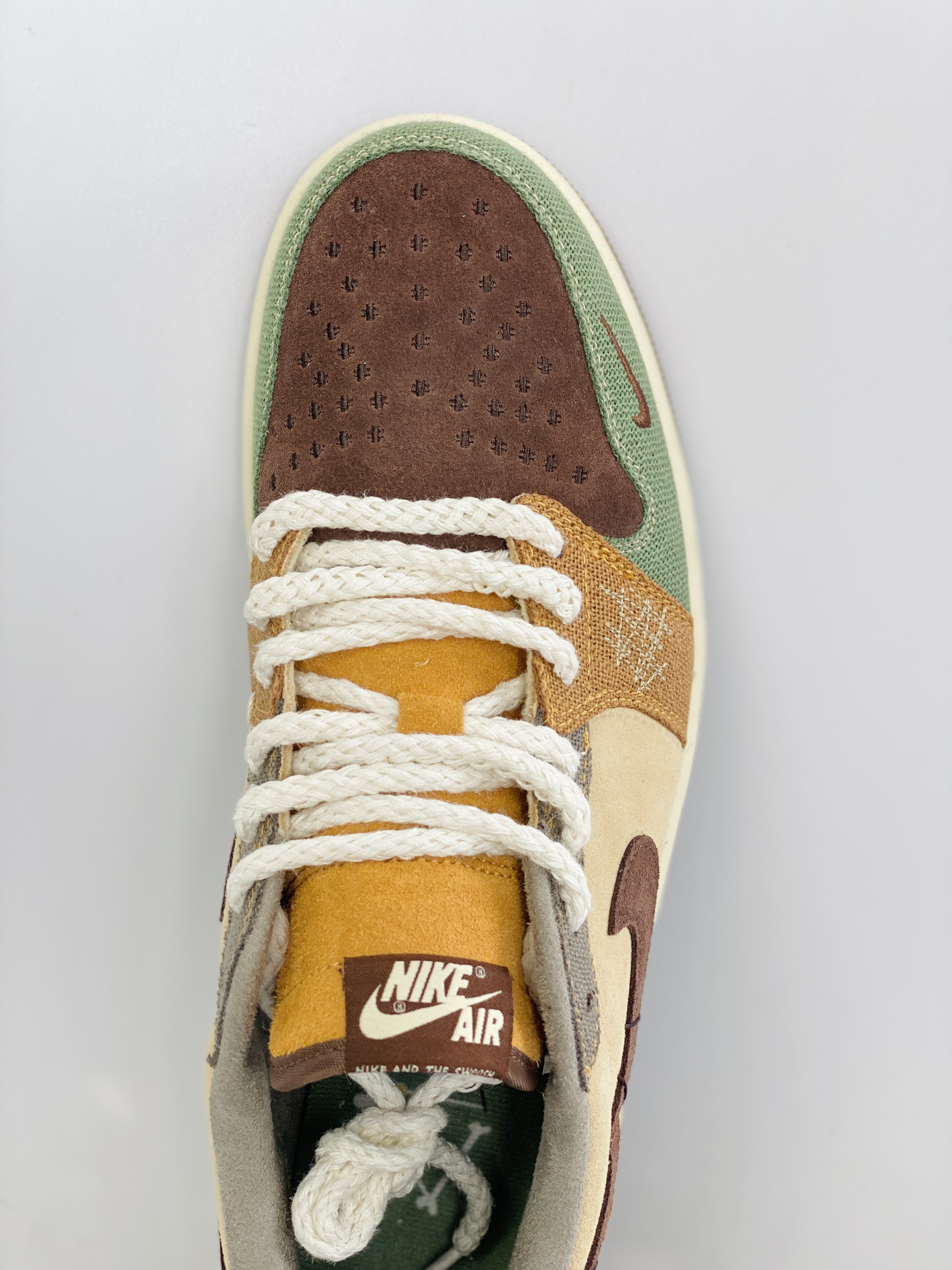 Zion Williamson Air Jordan 1 Retro Low OG Voodoo 棕色 巫毒娃娃 低筒 板鞋 休闲鞋 男鞋 