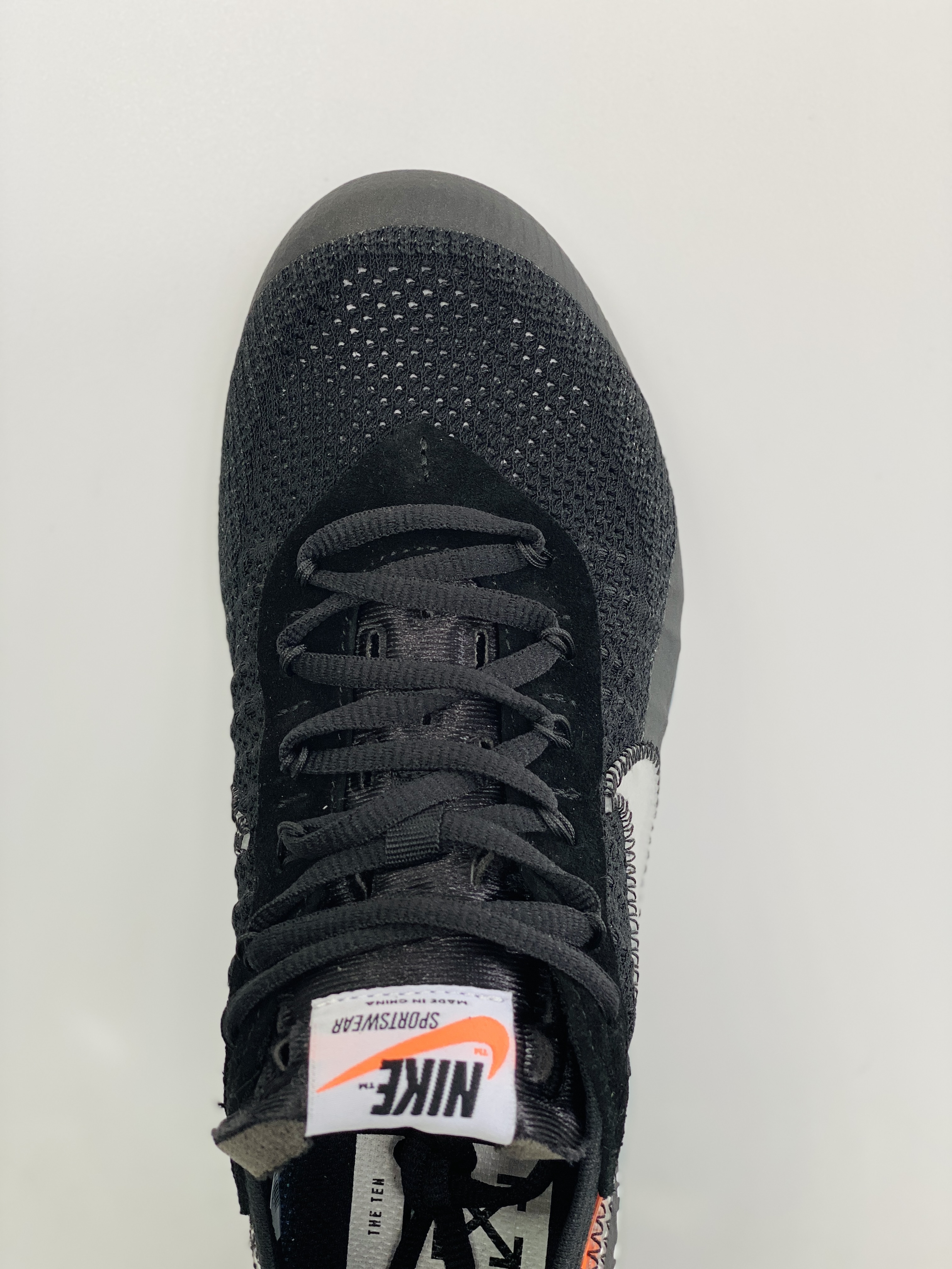 off-White Air VaporMax Black The Ten 联名 黑色 全掌气垫 休闲鞋 板鞋 透气运动鞋 男鞋女鞋 AA38