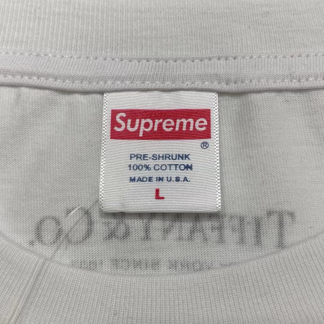 Supreme Week 12 x Tiffany & Co Logo Tee 联名款 蒂芙尼 印花纯色短袖 灰粉色 短袖 T 恤 男女同款